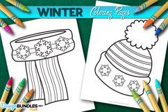 Winter Coloring Pages 2 Printable Worksheets Product Image 1