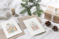 Winter Houses clipart Product Image 3
