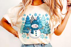 Snowman PNG, Winter Vibes PNG, Christmas PNG, Cozy PNG, Xmas Product Image 2