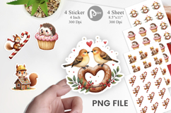 Winter Critters &amp; Sweets Sticker Product Image 1