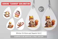 Winter Critters &amp; Sweets Earring Product Image 1