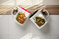 Winter Cute House mug wrap printable sublimation design Product Image 3