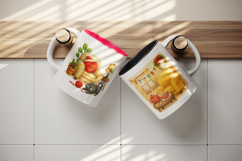 Winter Cute House mug wrap printable sublimation design Product Image 3