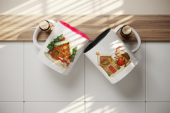 Winter Cute House mug wrap printable sublimation design Product Image 3