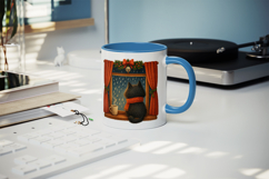 Winter Cute House mug wrap printable sublimation design Product Image 5