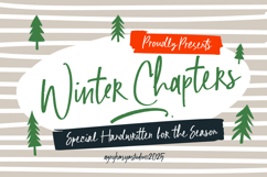 Winter Chapters - Handwritten Font Product Image 1