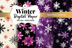 Winter Bokeh, Digital Paper, Scrapbook Paper, Bokeh, Snowflake Bokeh, Blue Bokeh, Snow Digital Paper, Snowflake Scrapbook, Blue Snowflake, Winter, Snowflake,a