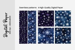 Winter Bokeh, Digital Paper, Scrapbook Paper, Bokeh, Snowflake Bokeh, Blue Bokeh, Snow Digital Paper, Snowflake Scrapbook, Blue Snowflake, Winter, Snowflake,
