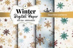 Winter Bokeh, Digital Paper, Scrapbook Paper, Bokeh, Snowflake Bokeh, Blue Bokeh, Snow Digital Paper, Snowflake Scrapbook, Blue Snowflake, Winter, Snowflake,a