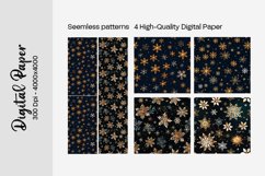 Winter Bokeh, Digital Paper, Scrapbook Paper, Bokeh, Snowflake Bokeh, Blue Bokeh, Snow Digital Paper, Snowflake Scrapbook, Blue Snowflake, Winter, Snowflake,