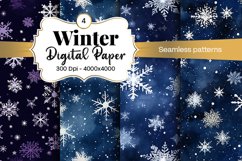 Winter Bokeh, Digital Paper, Scrapbook Paper, Bokeh, Snowflake Bokeh, Blue Bokeh, Snow Digital Paper, Snowflake Scrapbook, Blue Snowflake, Winter, Snowflake,