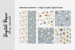 Winter Bokeh, Digital Paper, Scrapbook Paper, Bokeh, Snowflake Bokeh, Blue Bokeh, Snow Digital Paper, Snowflake Scrapbook, Blue Snowflake, Winter, Snowflake,