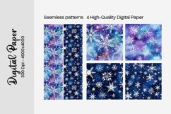 Winter Bokeh, Digital Paper, Scrapbook Paper, Bokeh, Snowflake Bokeh, Blue Bokeh, Snow Digital Paper, Snowflake Scrapbook, Blue Snowflake, Winter, Snowflake,