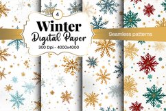 Winter Bokeh, Digital Paper, Scrapbook Paper, Bokeh, Snowflake Bokeh, Blue Bokeh, Snow Digital Paper, Snowflake Scrapbook, Blue Snowflake, Winter, Snowflake,