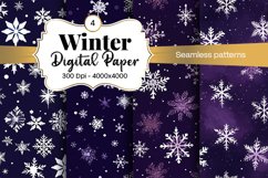 Winter Bokeh, Digital Paper, Scrapbook Paper, Bokeh, Snowflake Bokeh, Blue Bokeh, Snow Digital Paper, Snowflake Scrapbook, Blue Snowflake, Winter, Snowflake,