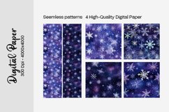 Winter Bokeh, Digital Paper, Scrapbook Paper, Bokeh, Snowflake Bokeh, Blue Bokeh, Snow Digital Paper, Snowflake Scrapbook, Blue Snowflake, Winter, Snowflake,a