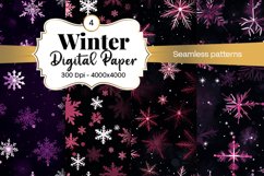 Winter Bokeh, Digital Paper, Scrapbook Paper, Bokeh, Snowflake Bokeh, Blue Bokeh, Snow Digital Paper, Snowflake Scrapbook, Blue Snowflake, Winter, Snowflake,a