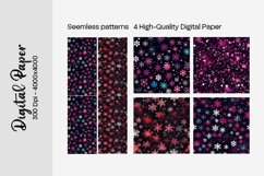 Winter Bokeh, Digital Paper, Scrapbook Paper, Bokeh, Snowflake Bokeh, Blue Bokeh, Snow Digital Paper, Snowflake Scrapbook, Blue Snowflake, Winter, Snowflake,