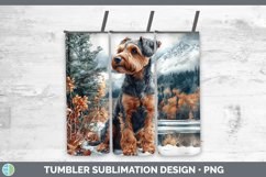 GorgeousWinter Dogs Tumbler design.