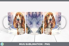 GorgeousWinter Dogs Mug Wrap design.