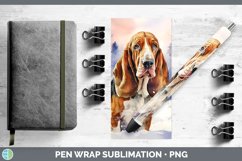 GorgeousWinter Dogs Pen Wrap design.