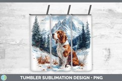 GorgeousWinter Dogs Tumbler design.
