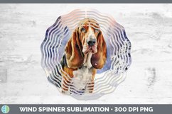 GorgeousWinter Dogs Wind Spinner design.