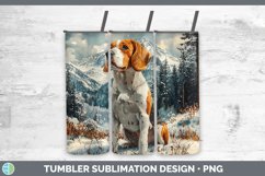 GorgeousWinter Dogs Tumbler design.