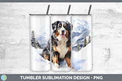 GorgeousWinter Dogs Tumbler design.