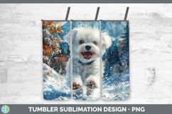 GorgeousWinter Dogs Tumbler design.