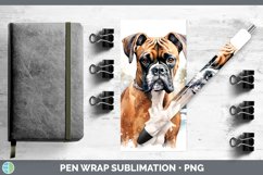 GorgeousWinter Dogs Pen Wrap design.