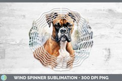GorgeousWinter Dogs Wind Spinner design.
