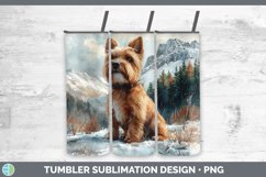 GorgeousWinter Dogs Tumbler design.