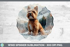 GorgeousWinter Dogs Wind Spinner design.