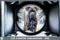 GorgeousWinter Dogs Car Coaster design.
