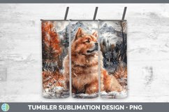 GorgeousWinter Dogs Tumbler design.