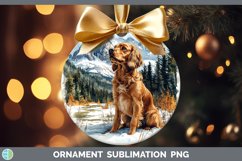 GorgeousWinter Dogs Ornament design.