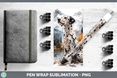 GorgeousWinter Dogs Pen Wrap design.