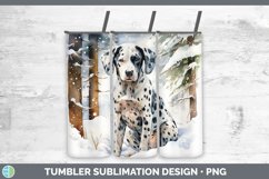 GorgeousWinter Dogs Tumbler design.