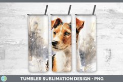 GorgeousWinter Dogs Tumbler design.