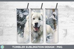 GorgeousWinter Dogs Tumbler design.