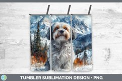 GorgeousWinter Dogs Tumbler design.