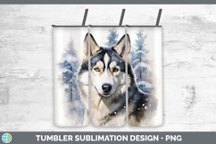 GorgeousWinter Dogs Tumbler design.