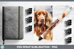 GorgeousWinter Dogs Pen Wrap design.