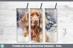 GorgeousWinter Dogs Tumbler design.