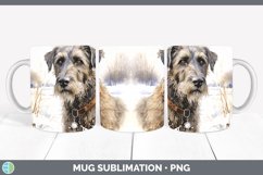 GorgeousWinter Dogs Mug Wrap design.