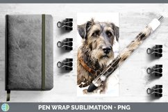 GorgeousWinter Dogs Pen Wrap design.