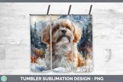 GorgeousWinter Dogs Tumbler design.