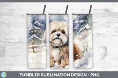GorgeousWinter Dogs Tumbler design.