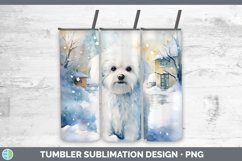 GorgeousWinter Dogs Tumbler design.